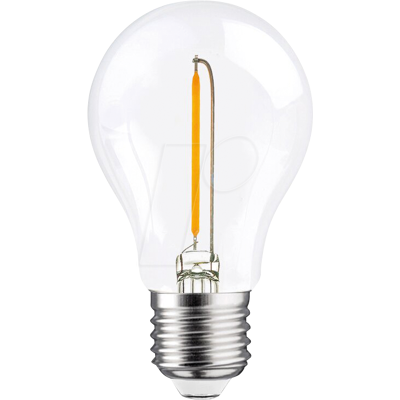 LEDMAXX LM FA221CL - Lámpara de filamento LED A60 E27 1 W 100 lm, 2200 K. LEDMAXX LM FA221CL - Lámpara de filamento LED A60 E27 1 W 100 lm, 2200 K.