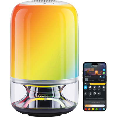 GOVEE H6020 - Luz inteligente, lámpara de mesa, RGBW, sonido JBL GOVEE H6020 - Luz inteligente, lámpara de mesa, RGBW, sonido JBL