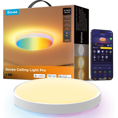 Govee H60A6 Lámpara de Techo LED Inteligente - RGBWW RGBICWW - 39cm Govee H60A6 Lámpara de Techo LED Inteligente - RGBWW RGBICWW - 39cm