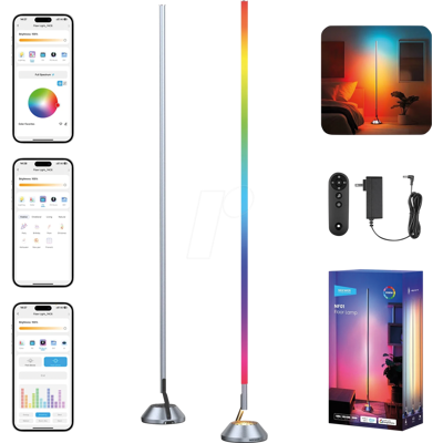 NEEWER NEEW NF01 - Luz inteligente, lámpara de pie, 1500 lm, RGBIW NEEWER NEEW NF01 - Luz inteligente, lámpara de pie, 1500 lm, RGBIW