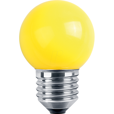 BLULAXA 48248 - Lámpara LED Deko G45 E27 1W amarilla IP44 BLULAXA 48248 - Lámpara LED Deko G45 E27 1W amarilla IP44