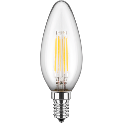 BLULAXA 49055 - Lámpara de filamento LED C35 E14 4,5 W 470 lm WW BLULAXA 49055 - Lámpara de filamento LED C35 E14 4,5 W 470 lm WW
