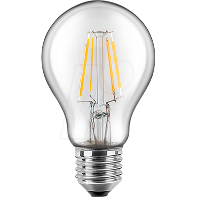 BLULAXA 49251 - Lámpara LED E27, 7 W, 810 lm, 2700 K, filamento BLULAXA 49251 - Lámpara LED E27, 7 W, 810 lm, 2700 K, filamento