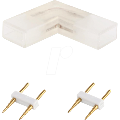 AIGOSTAR AIG 184704 - Conector en L para tira de LED - Transparente AIGOSTAR AIG 184704 - Conector en L para tira de LED - Transparente