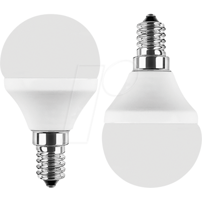 BLULAXA 49794 - Lámpara LED G45 E14 5 W 470 lm, NW, paquete doble BLULAXA 49794 - Lámpara LED G45 E14 5 W 470 lm, NW, paquete doble