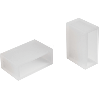 DEKO-LIGHT 930797 - Juego de tapas de silicona 2 uds para tira de sauna COB RGB/RGBW 24 V DEKO-LIGHT 930797 - Juego de tapas de silicona 2 uds para tira de sauna COB RGB/RGBW 24 V