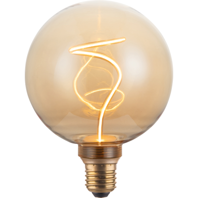 ENOVALITE ELED 100186 - Bombilla de filamento LED ámbar, regulable, E27, 4.9W ENOVALITE ELED 100186 - Bombilla de filamento LED ámbar, regulable, E27, 4.9W