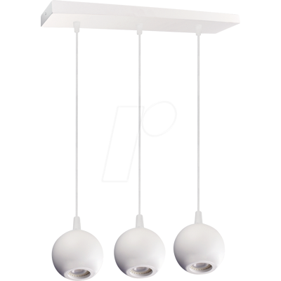 Luminaria pendular ENOVALITE GLOBE - 3 focos GU10 Diseño moderno Luminaria pendular ENOVALITE GLOBE - 3 focos GU10 Diseño moderno