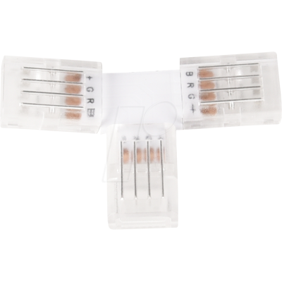 ENOVALITE ELED 900212 - Conector de tiras LED, en forma de T, 4 polos, para tiras LED RG ENOVALITE ELED 900212 - Conector de tiras LED, en forma de T, 4 polos, para tiras LED RG