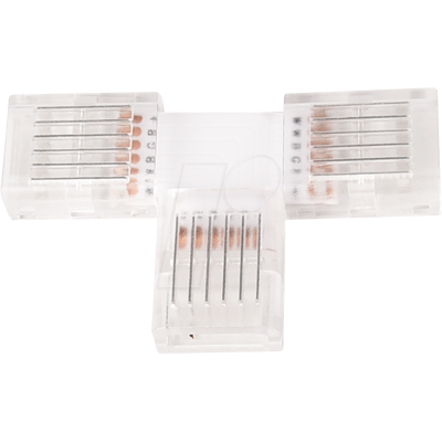 ENOVALITE ELED 900214 - Conector de tiras LED, en forma de T, 6 polos, para tiras LED de ENOVALITE ELED 900214 - Conector de tiras LED, en forma de T, 6 polos, para tiras LED de