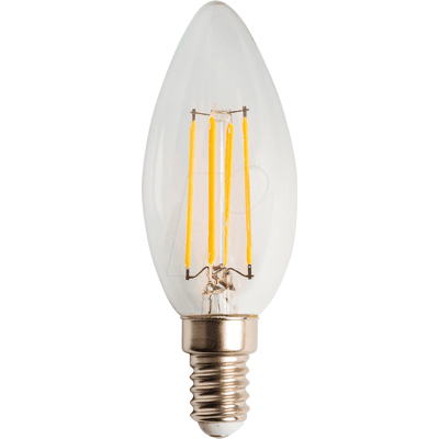 HEITRONIC HEIT 15023 - Lámpara LED E14, 4 W, 400 lm, 2700 K, sin parpadeo HEITRONIC HEIT 15023 - Lámpara LED E14, 4 W, 400 lm, 2700 K, sin parpadeo