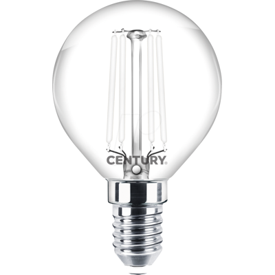 Century Bombilla LED Esfera E14 4.5W Blanco Cálido - LED Century Bombilla LED Esfera E14 4.5W Blanco Cálido - LED
