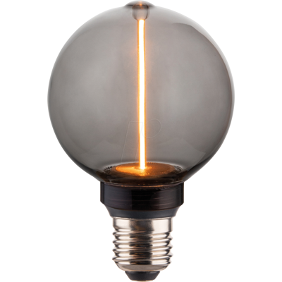 LUXULA LX-100176 - Bombilla de filamento LED regulable - E27 - Blanco cálido - 2W - 40 lúmenes LUXULA LX-100176 - Bombilla de filamento LED regulable - E27 - Blanco cálido - 2W - 40 lúmenes