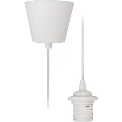 MCSHINE MCS-1452331 - Lámpara colgante E27, blanco, cable de 1,2 m. MCSHINE MCS-1452331 - Lámpara colgante E27, blanco, cable de 1,2 m.