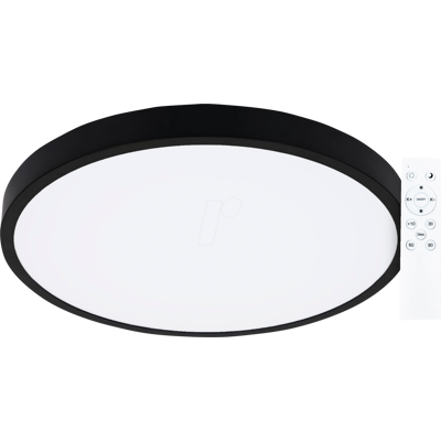 MÜLLER LICHT MLI 20500108 - Lámpara de techo Rami, CCT, regulable, redondo, negro, Co MÜLLER LICHT MLI 20500108 - Lámpara de techo Rami, CCT, regulable, redondo, negro, Co