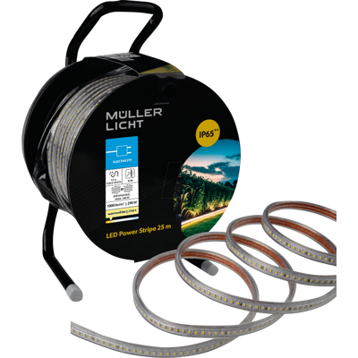 MÜLLER LICHT MLI 21600075 - Tira de luz LED, 25 m, 290 W, 1000 lm/m, 2700 K, IP65 MÜLLER LICHT MLI 21600075 - Tira de luz LED, 25 m, 290 W, 1000 lm/m, 2700 K, IP65