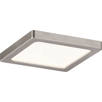 PAULMANN PLM 92954 - Panel led Areo, 5 W, 3000 K, cuadrado, níquel PAULMANN PLM 92954 - Panel led Areo, 5 W, 3000 K, cuadrado, níquel