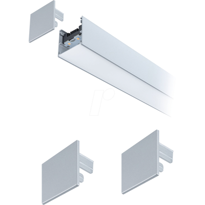 PAULMANN PLM 98625 - Linion End Cap, Matte Chrome, Paquete de 2 PAULMANN PLM 98625 - Linion End Cap, Matte Chrome, Paquete de 2