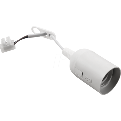 MCSHINE MCS-1453350 - Enchufe de renovación E27, blanco, cable de 11cm MCSHINE MCS-1453350 - Enchufe de renovación E27, blanco, cable de 11cm
