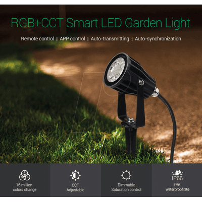 SYNERGY 21 SYN 162746 - Lámpara LED de jardín RGB+WW - Inteligente 6W SYNERGY 21 SYN 162746 - Lámpara LED de jardín RGB+WW - Inteligente 6W