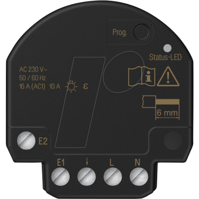 JUNG JG BTS1B2U - Actuador de conmutación Bluetooth, simple, empotrado JUNG JG BTS1B2U - Actuador de conmutación Bluetooth, simple, empotrado