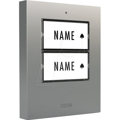Modern-Electronics 41422 Timbre iluminado con placa de nombre - Botón de timbre Modern-Electronics 41422 Timbre iluminado con placa de nombre - Botón de timbre