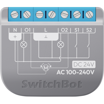 SWITCHBOT SWB W5502320 - Actuador de interruptor de 2 canales, función de medición, WLAN, SWITCHBOT SWB W5502320 - Actuador de interruptor de 2 canales, función de medición, WLAN,