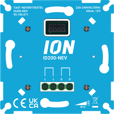 ION INDUSTRIES ION 90100071 - LED pulsador-botón dimmer accesorio ION INDUSTRIES ION 90100071 - LED pulsador-botón dimmer accesorio