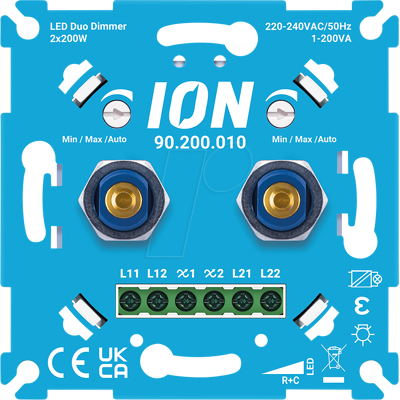 ION INDUSTRIES ION 90200010 - LED DE doble atenuación 2x200 vatios ION INDUSTRIES ION 90200010 - LED DE doble atenuación 2x200 vatios