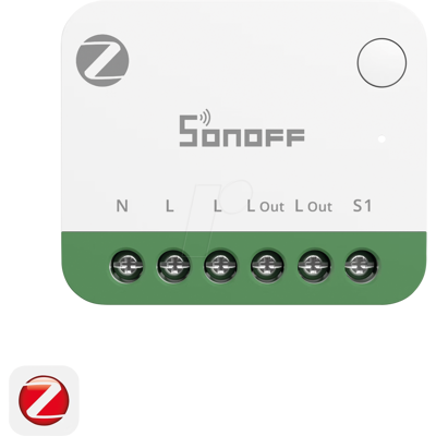 SONOFF SON MINI-ZB1GSP - Actuador de conmutación de 1 canal, Zigbee, con medición de pote SONOFF SON MINI-ZB1GSP - Actuador de conmutación de 1 canal, Zigbee, con medición de pote