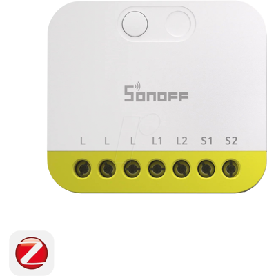 SONOFF SON MINI-ZB2GS-L - Actuador de conmutación de 2 canales, Zigbee, sin conductor neut SONOFF SON MINI-ZB2GS-L - Actuador de conmutación de 2 canales, Zigbee, sin conductor neut