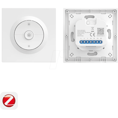 SONOFF SON MINI-ZBDIM-E - Interruptor de pared, actuador regulador de intensidad, Zigbee SONOFF SON MINI-ZBDIM-E - Interruptor de pared, actuador regulador de intensidad, Zigbee