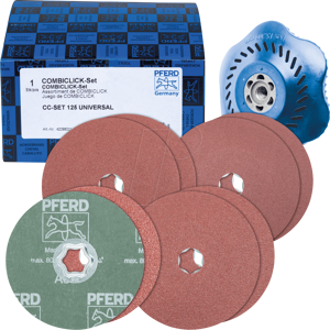 PFERD TOOLS PFERD 42098001 - COMBICLICK-SET, Ø125mm, UNIVERSAL PFERD TOOLS PFERD 42098001 - COMBICLICK-SET, Ø125mm, UNIVERSAL