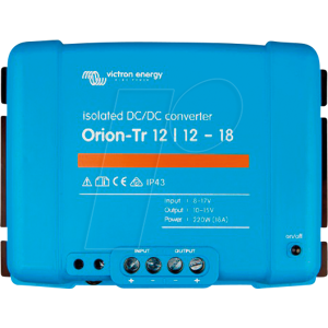 Inversor para automóvil Victron Energy Orion-Tr 12/24-18A - Orion-Tr 12/12-18, Negro Inversor para automóvil Victron Energy Orion-Tr 12/24-18A - Orion-Tr 12/12-18, Negro