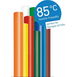 STEINEL 084646 - Barras de pegamento color 85 °C, 7 mm de diámetro, 16 uni STEINEL 084646 - Barras de pegamento color 85 °C, 7 mm de diámetro, 16 uni