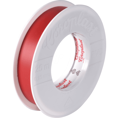 COROPLAST CORO 1792 - VDE Electrical insulation tape, 25 m, 15 mm, red COROPLAST CORO 1792 - VDE Electrical insulation tape, 25 m, 15 mm, red