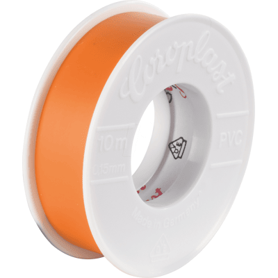 COROPLAST CORO 1642 - VDE Electrical insulation tape, 10 m, 15 mm, orange COROPLAST CORO 1642 - VDE Electrical insulation tape, 10 m, 15 mm, orange