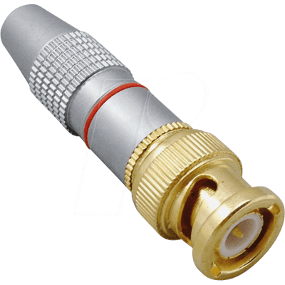 BKL BNC 0401273 - Conector BNC - modelo de soldadura, Pearlchrome BKL BNC 0401273 - Conector BNC - modelo de soldadura, Pearlchrome