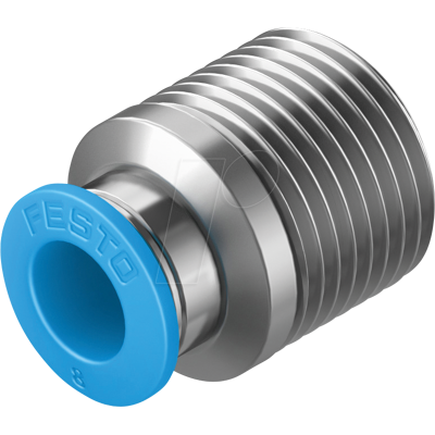 FESTO 153017 - Accesorio de empuje, recto, con casquillo hexagonal, R3/8 <> Ø 8 FESTO 153017 - Accesorio de empuje, recto, con casquillo hexagonal, R3/8 <> Ø 8