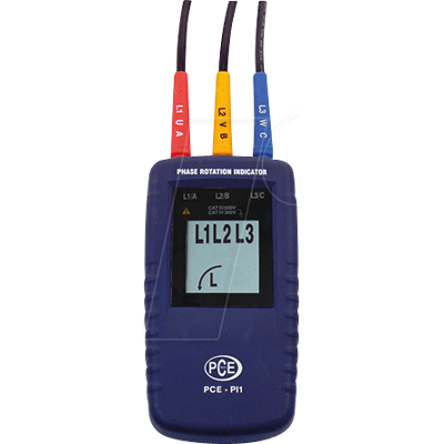 PCE INSTRUMENTS PCE PI1 - Indicador de dirección del campo giratorio PCE-PI1 PCE INSTRUMENTS PCE PI1 - Indicador de dirección del campo giratorio PCE-PI1