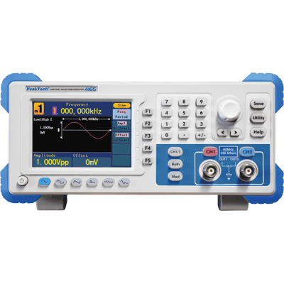 PEAKTECH 4165 - Generador de funciones arbitrarias, 1 µHz ... 60 MHz PEAKTECH 4165 - Generador de funciones arbitrarias, 1 µHz ... 60 MHz
