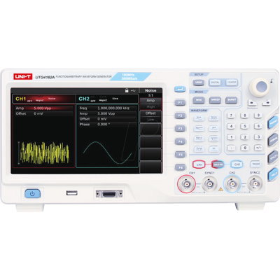 UNI-TREND UT UTG4162A - Generador de funciones, 160 MHz, 2 canales UNI-TREND UT UTG4162A - Generador de funciones, 160 MHz, 2 canales