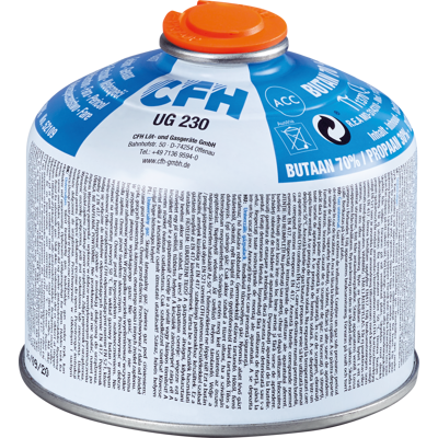 CFH 52109 - Cartucho de gas a presión de 230 g, DIN EN 417, gas unive CFH 52109 - Cartucho de gas a presión de 230 g, DIN EN 417, gas unive
