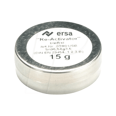 ERSA 0TR01 - Limpiador de puntas de soldadura, polvo, sin plomo, 15 g ERSA 0TR01 - Limpiador de puntas de soldadura, polvo, sin plomo, 15 g