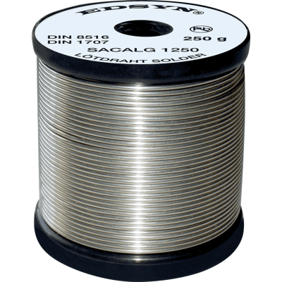 EDSYN EDS SACALG8250 - Estaño para soldar sin plomo con contenido de plata y cob EDSYN EDS SACALG8250 - Estaño para soldar sin plomo con contenido de plata y cob