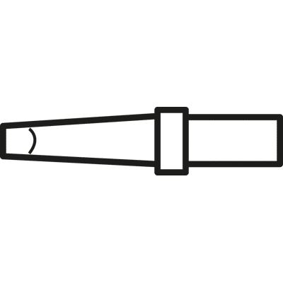 WELLER SPITZE ETA - Punta para soldar ET A, 1,6 mm, forma de cincel, recta WELLER SPITZE ETA - Punta para soldar ET A, 1,6 mm, forma de cincel, recta
