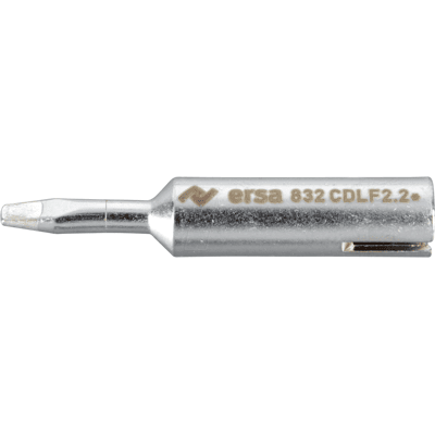 ERSA SPITZE 832CDLF - Punta para soldar 0832CDLF, 2,2 mm, forma de cincel, recta ERSA SPITZE 832CDLF - Punta para soldar 0832CDLF, 2,2 mm, forma de cincel, recta