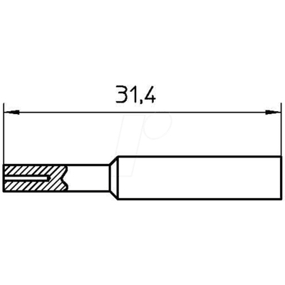 WELLER SPITZE XNT - Punta de soldadura XNT, punta de medición, punta de calib WELLER SPITZE XNT - Punta de soldadura XNT, punta de medición, punta de calib