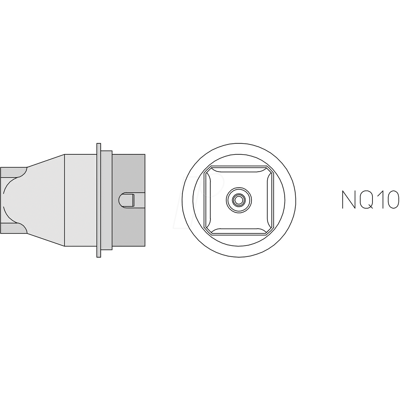 WELLER WE T0058736818N - ND 10 hot air nozzle, 14.8x14.8 mm WELLER WE T0058736818N - ND 10 hot air nozzle, 14.8x14.8 mm