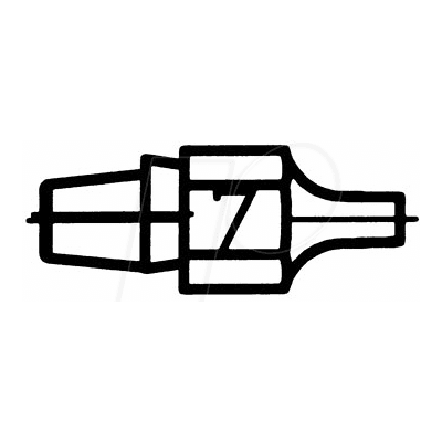 Weller DX 117 - Punta de soldar - 2,9 mm, Redonda, Recta Weller DX 117 - Punta de soldar - 2,9 mm, Redonda, Recta